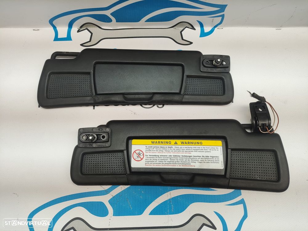 Palas De Sol Pretas Originais Mercedes SLK R171 - 9