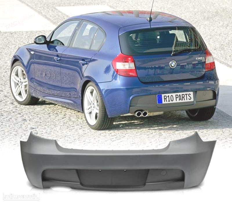 PÁRA-CHOQUES TRASEIRO BMW E87 E81 04-11 SEM PDC LOOK M - 1