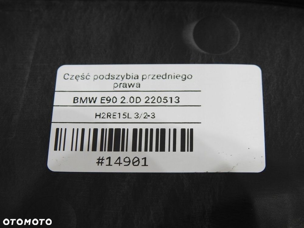 PODSZYBIE DOLNE PRAWE BMW E90 6925974 - 8