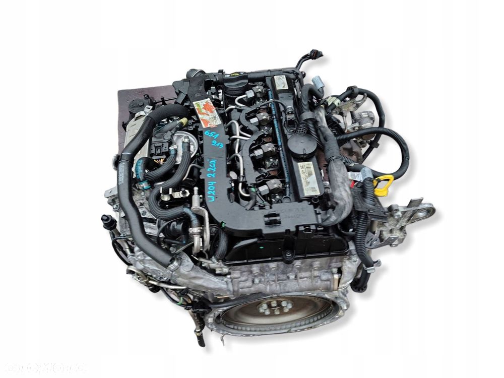 SILNIK KOMPLETNY 651913 651 913 MERCEDES KLASA C W204 2.2 CDI 88 TYŚ KM - 9
