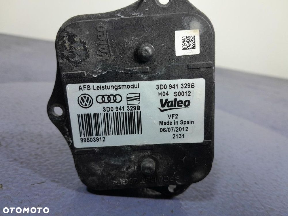 VW PASSAT B7 PRZETWORNICA REFLEKTORA PRZÓD XENON 3D0941329B - 2