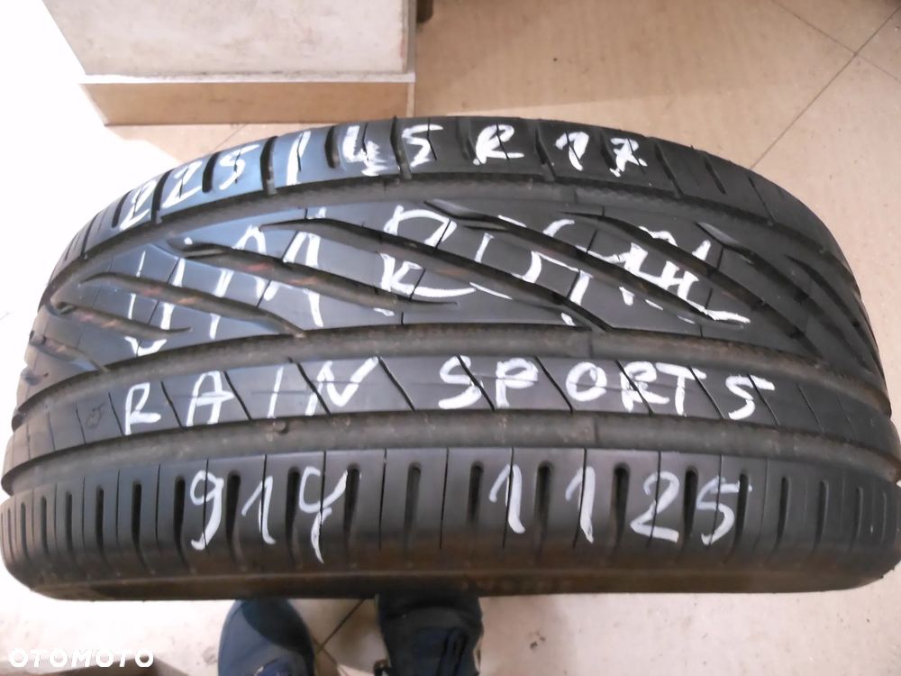 Opony 225/45r17 uniroyal rain sport 5 8,2mm lato komplet - 3