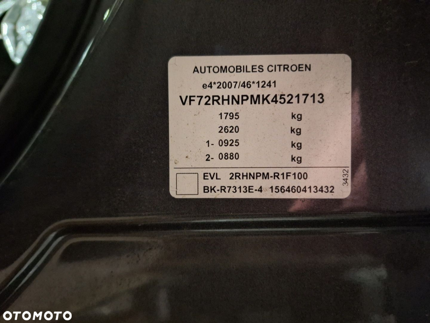 CITROEN C3 AIRCROSS 2R 17-20 ZDERZAK PRZÓD MASKA LAMPA BŁOTNIK LED EVL 1.2 - 2