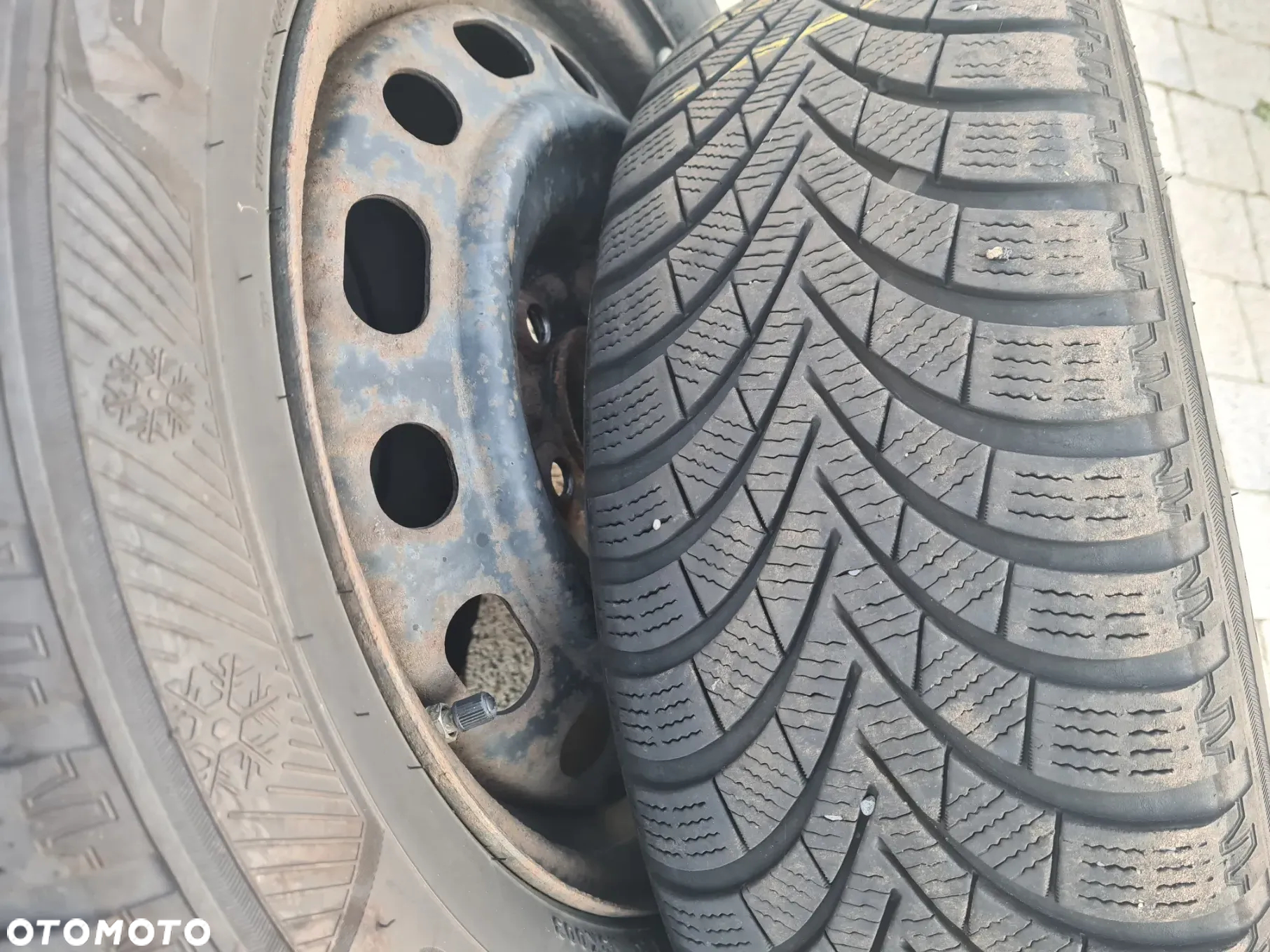 4 felgi stalowe r16" 5x114,3 Mazda 6 GH opony zima 205/60r16 maxxis 2022rok czujniki 6,5mm - 7