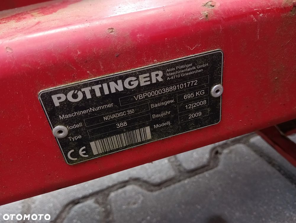 Kosiarka Pottinger NOVADISC 350 Na części 2008 rok dyskowa - 6