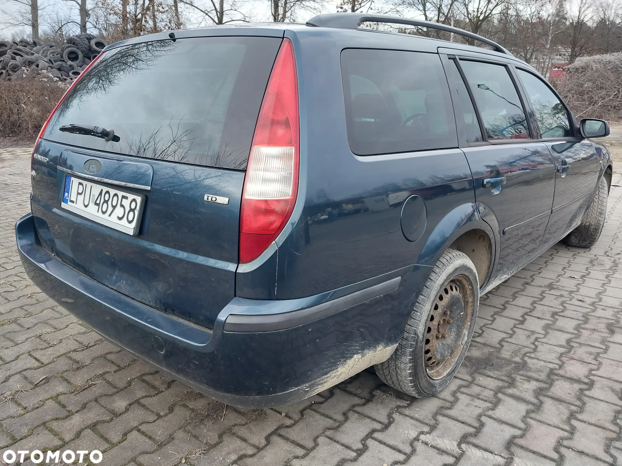 Ford Mondeo Mk3 Lift silnik 2.0 TDCI 125KM skrzynia biegów 6 biegowa zderzak maska klapa drzwi błotnik kod lakieru O3 OCTANE BLUE sanki przód wtryski pompa głowica radio Blaupunkt szyba fotel lampa felgi alternator turbina NA CZĘŚCI Wszystkie Części - 7