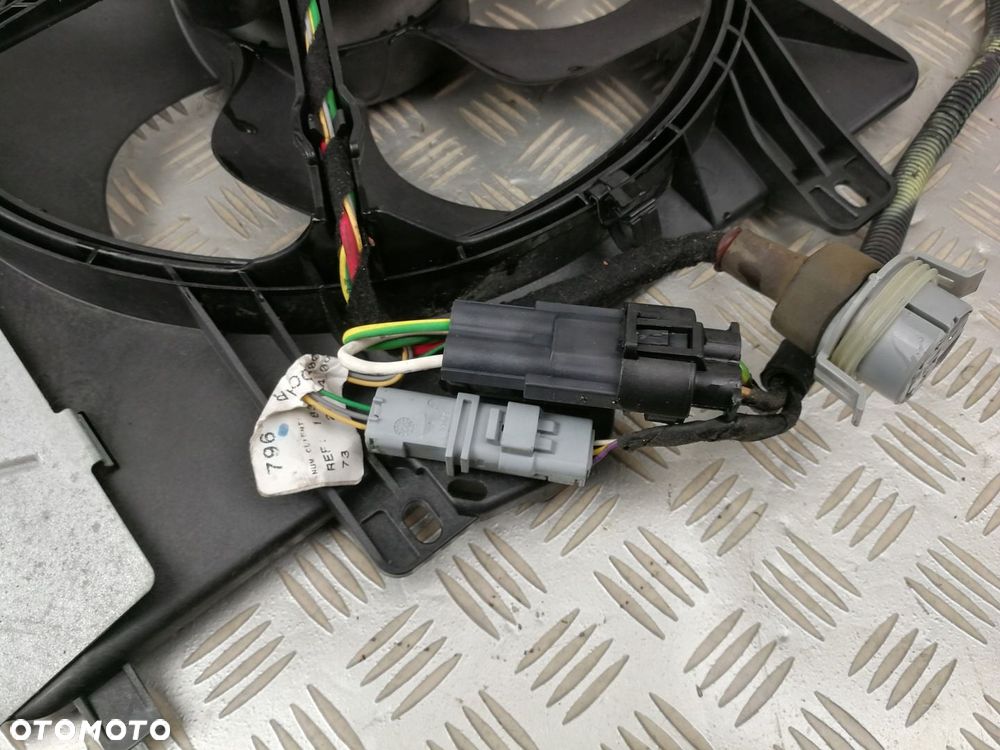 9680182080 wentylator wiatrak chłodnicy Citroen C2 C3 Peugeot 207… - 5