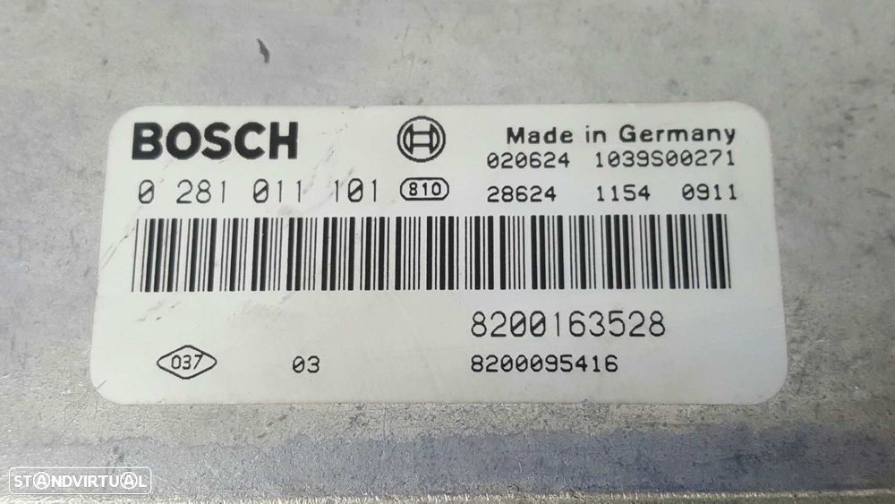 CENTRALINA DO MOTOR UCE RENAULT LAGUNA II GRANDTOUR (KG0) PRIVILEGE - 2