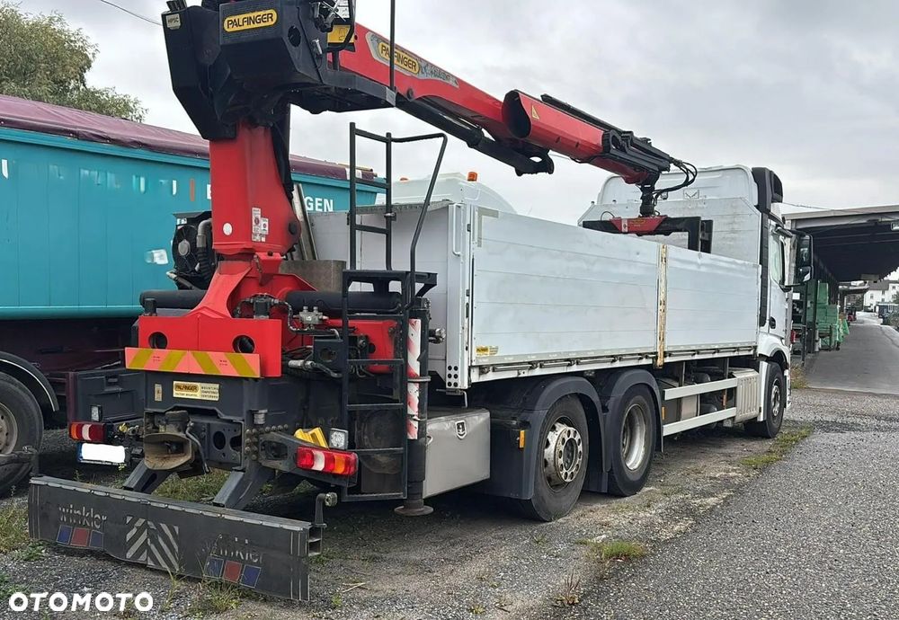 Mercedes-Benz ACTROS 2545 / 6x2 / HDS Palfinger PK 20.501 sterowany radiowo / Przyczepa w zestawie / Euro6/ Przebieg 340 000km - 2