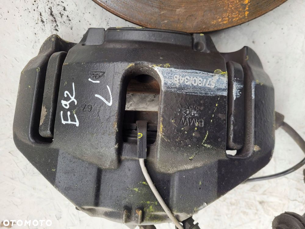 bmw e90 e91 e92 e93 zacisk zaciski tarcze klocki przód swap 57/30/348 338mm - 7