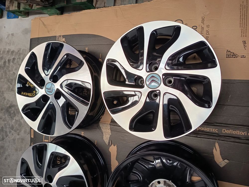 Conjunto jantes alumínio Citroen C3 Ref: 9677111977 - 3
