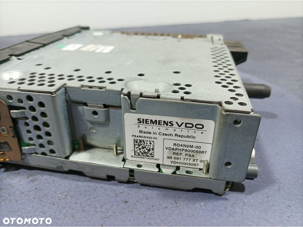 CITROEN C4 PICASSO I RADIO FABRYCZNE RADIOODTWARZACZ 96591777XT - 5