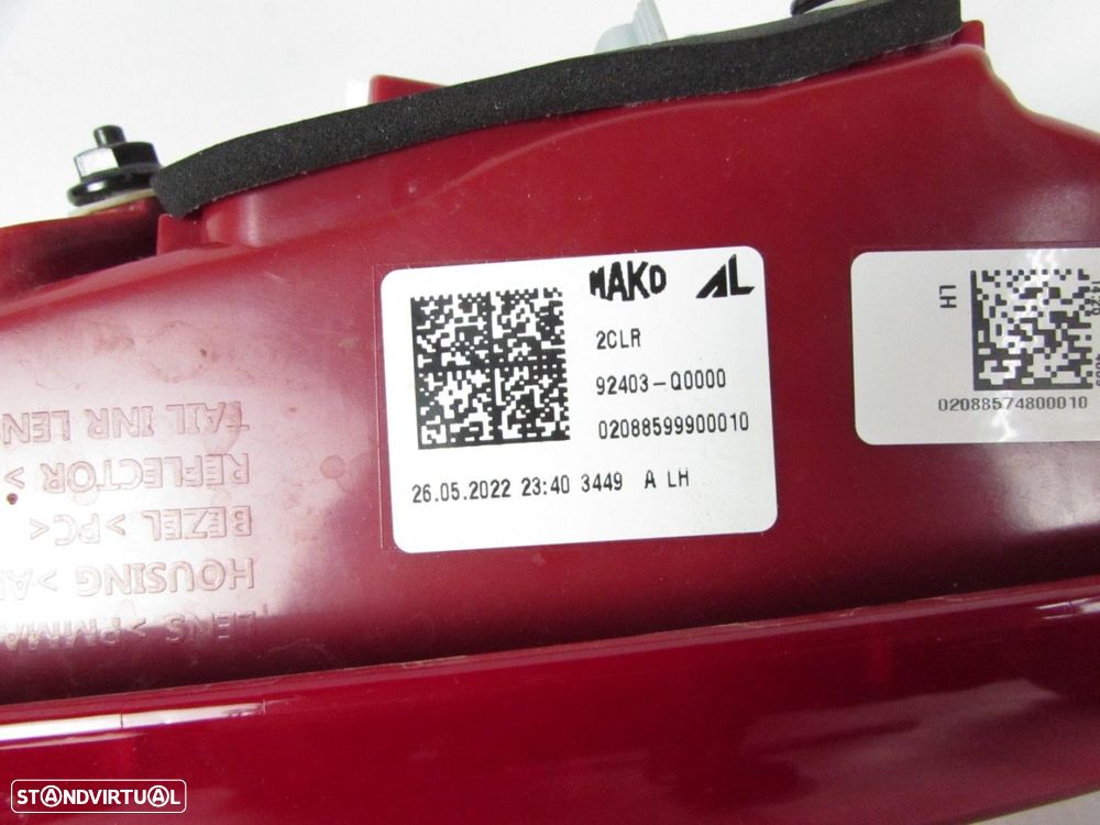 Farolim da mala Esquerdo/Trás Usado / Original HYUNDAI i20 (BC3) 92403-Q0000 - 4