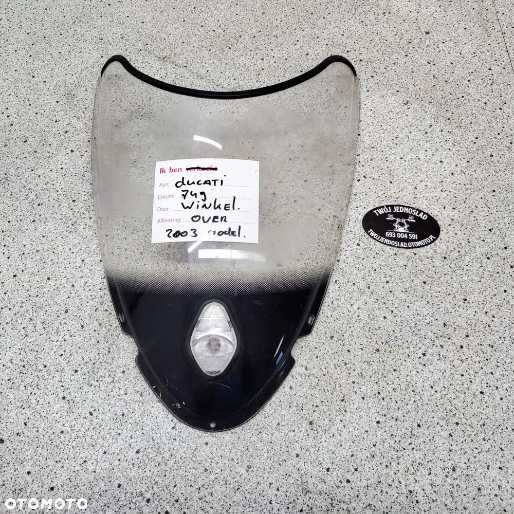Szyba, szybka, owiewka przód szyba Ducati 749 999 - 1