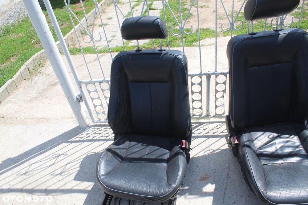 FOTELE KANAPA BOCZKI SKÓRA KOMPLET MERCEDES W210 SEDAN WENTYLOWANE - 2