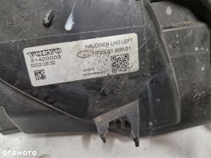 volvo v40 ii 2 lampa lewy przód przednia lewa zwykła reflektor europa 31420003 - 5
