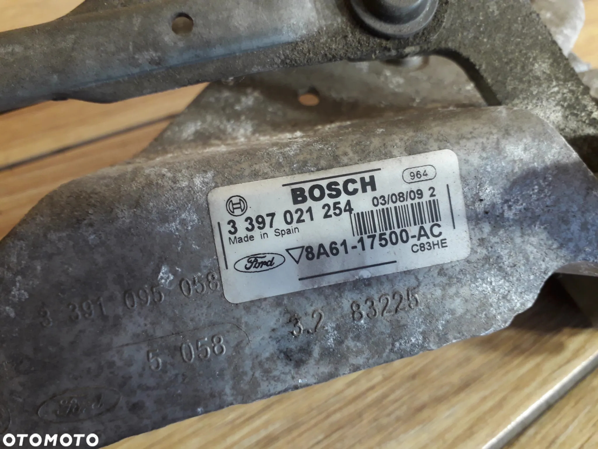 Ford Fiesta MK7 Mechanizm Wycieraczek 8A6117B571AA - 5