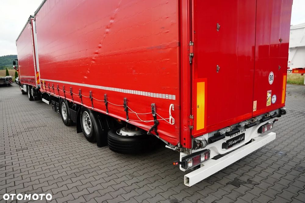 Volvo FH 460 / ZESTAW TANDEM / 120 M3 / PRZEJAZDOWY / I-SAVE / KLIMA POSTOJOWA  / OŚ PODNOSZONA / SKRĘTNA / WIELTON / PLANDEKA ZBROJONA - 12