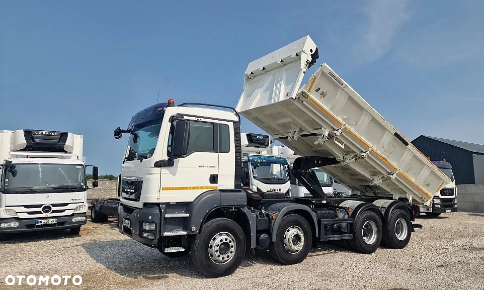 MAN TGS 35,400 8x4 Meiller Kipper Hydroburta - 10