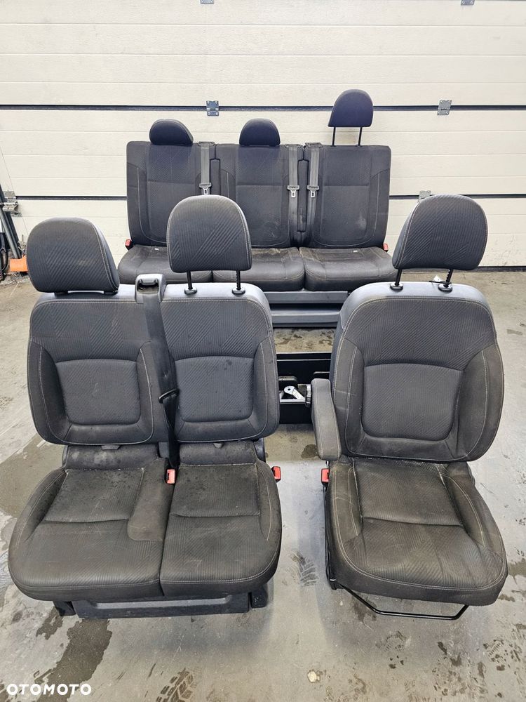fotele kanapa ławka renault trafic iii brygadówka 6 osobowa lift 23r - 1