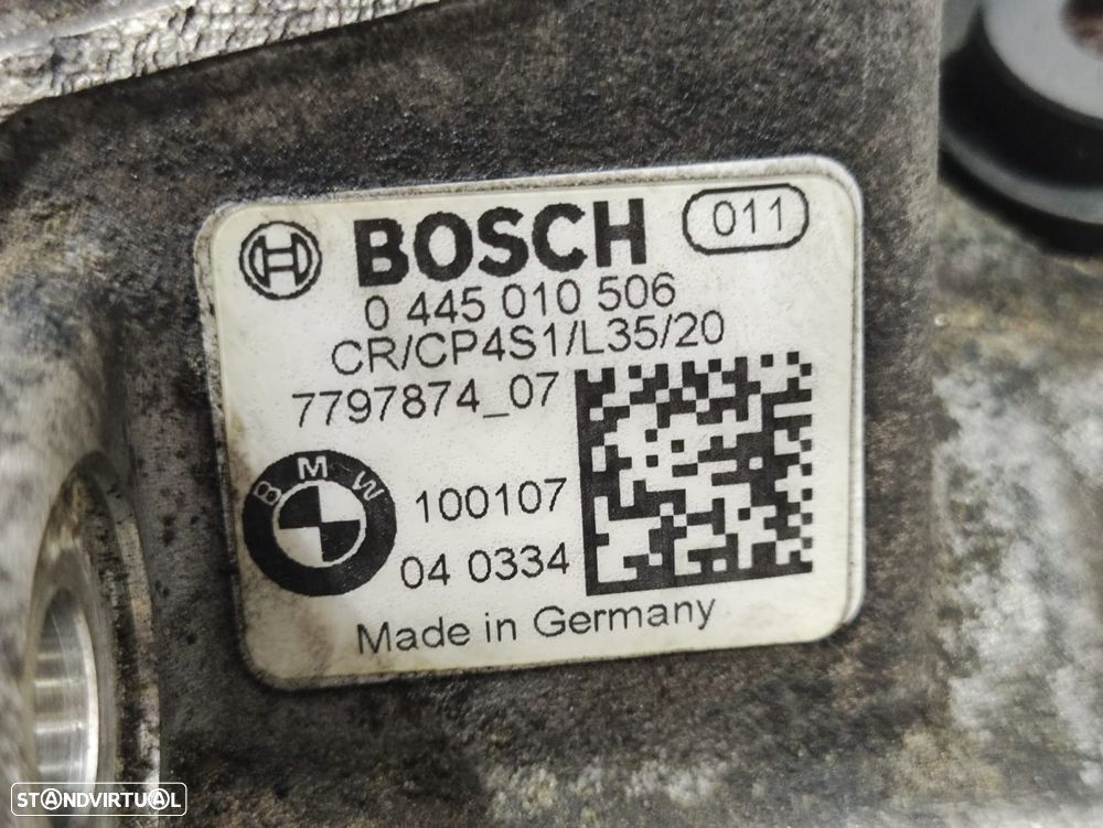 Bomba Injetora De Alta Pressão Original Bosch BMW 2.0 N47D20C 0445010506 7797874 - 8