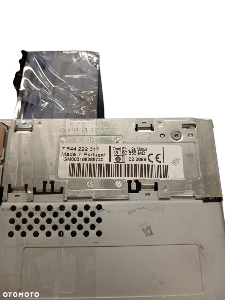 RADIO CD WYŚWIETLACZ OPEL MERIVA A LIFT 13190855 7644222317 MERIVA A - 3