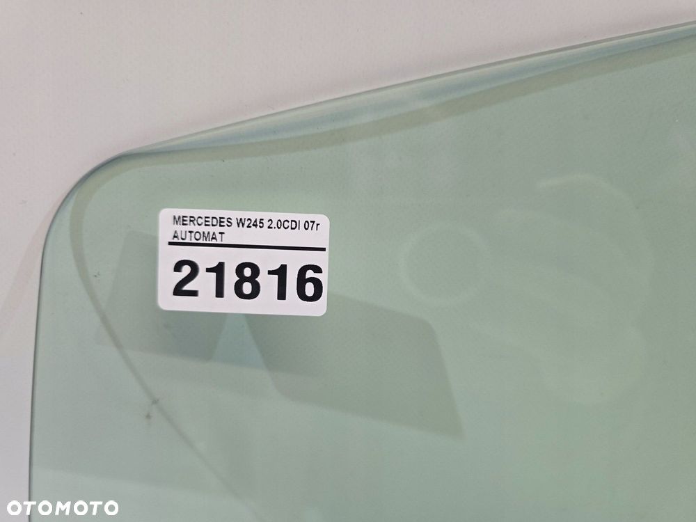 szyba drzwi tył prawy mercedes b klasa w245 - 3