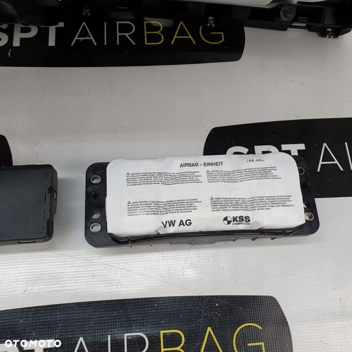 SEAT TARRACO DESKA ROZDZIELCZA KONSOLA KOKPIT PULPIT PODUSZKI AIRBAG AIR BAG PASY KIT SET - 12
