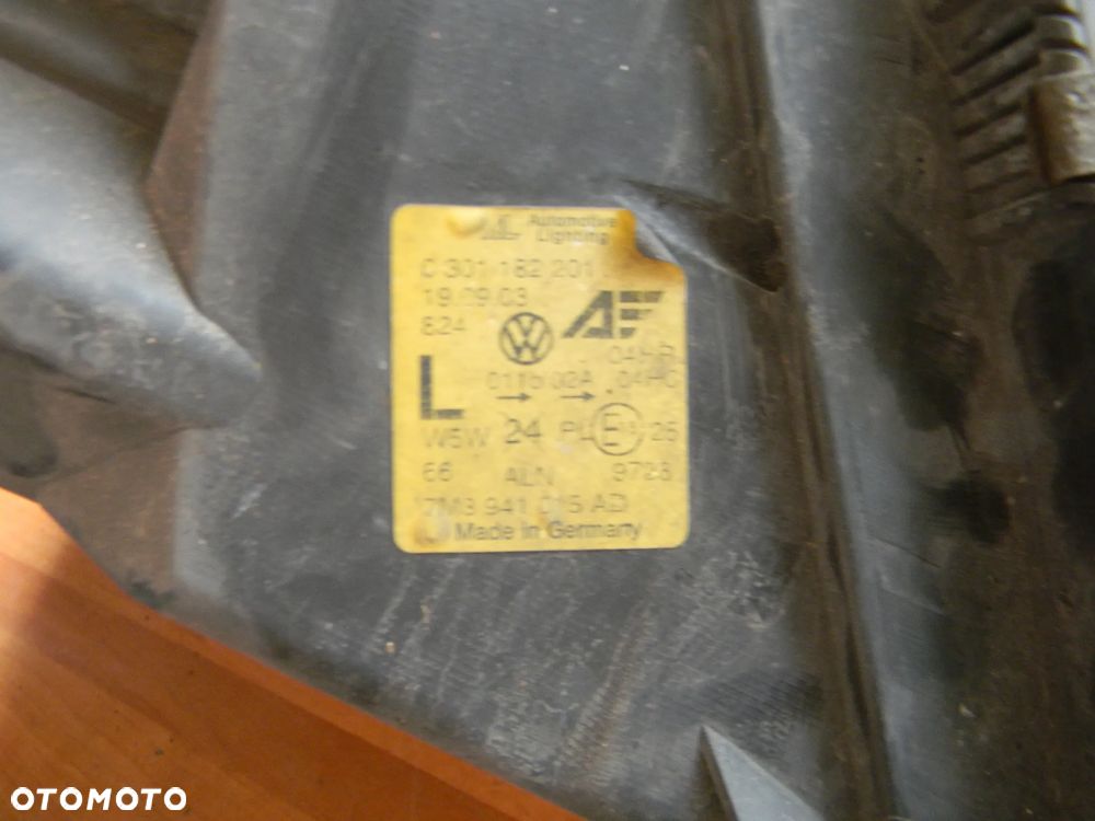 lampa lewa przód SHARAN ALHAMBRA 00-06 EUROPA - 7