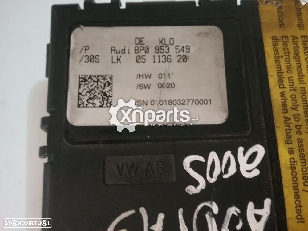 Modulo Volante Frente/Interior AUDI A3 A3 Hatchback (8P) (05.2003 - 08.2012) Usa... - 2