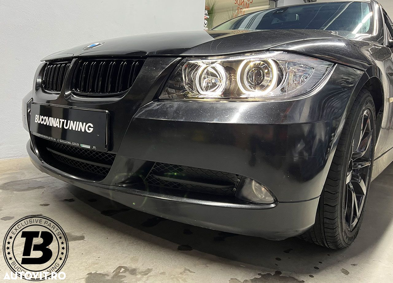 Faruri LED Angel Eyes compatibile cu BMW Seria 3 E90 E91 - Taiwan - 11