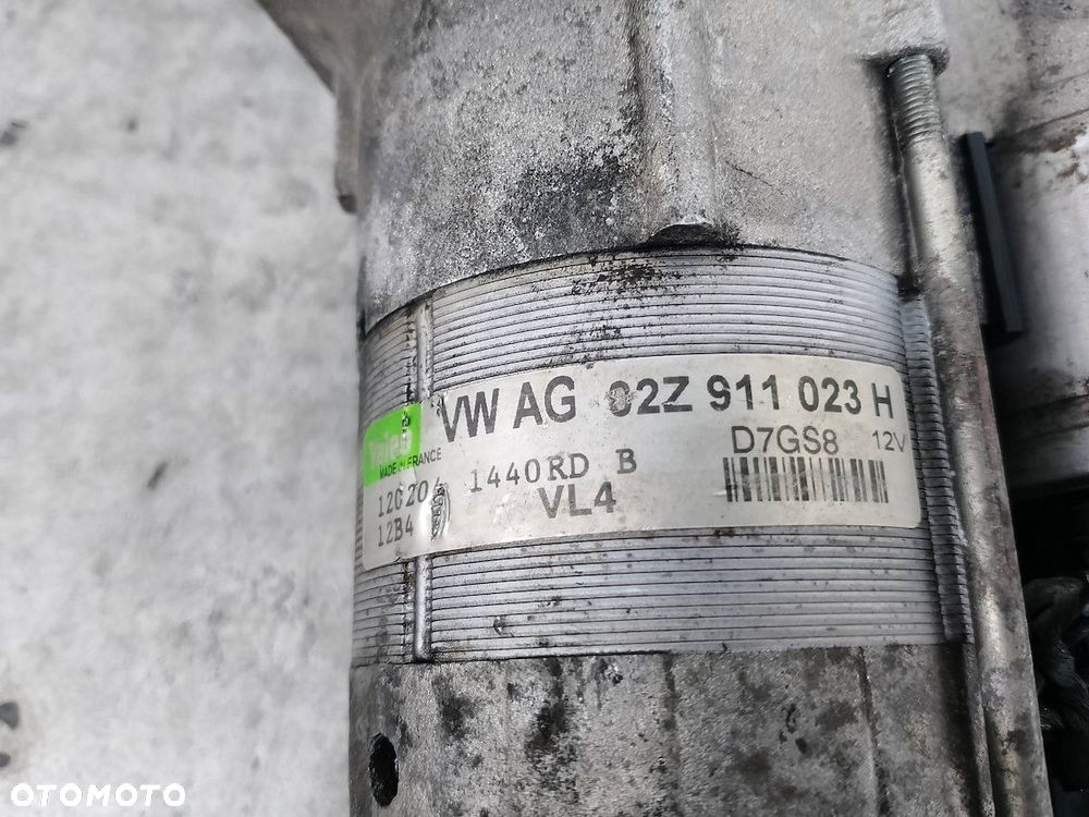 ROZRUSZNIK AUDI A3 8P/8PA/8P7 02Z911023H D7GS8  VALEO 1.9 TDI - 6