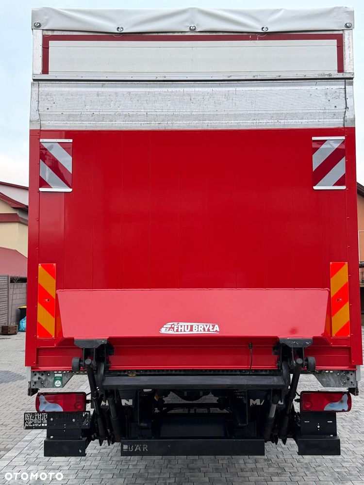 MAN TGM 15.250 / FIRANKA / 2018R / KLIMA POSTOJOWA /SPROWADZONY / 20 PALET / E6  / WINDA / - 10