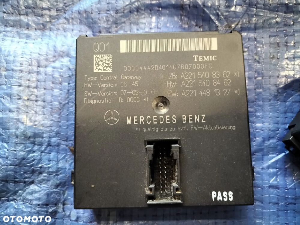 STACYJKA KLUCZYK MODUŁ TEMIC GATEWAYA  A2215451108 A2215408362 MERCEDES CL W216 W221 - 3
