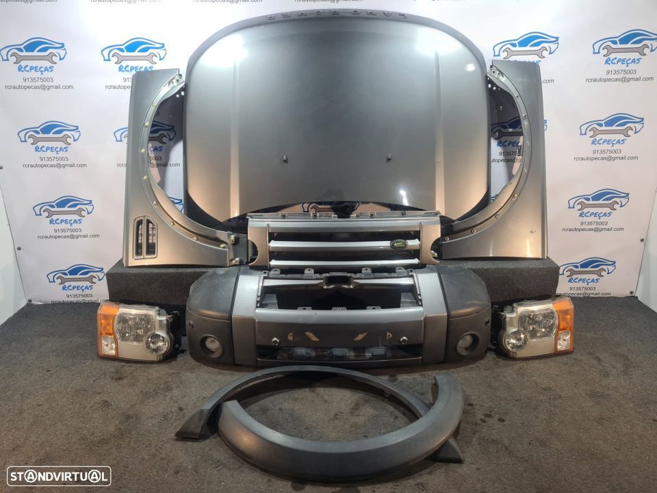 FRENTE COMPLETA LAND ROVER DISCOVERY III 3 MK3 CAPOT PARACHOQUES GUARDALAMAS OTICAS GRELHA AROS - 18