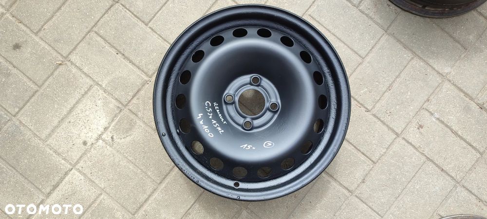 FELGI 4x100 6,5J x15 CALI RENAULT MEGANE II CLIO KOMPLET 4 SZTUKI - 2