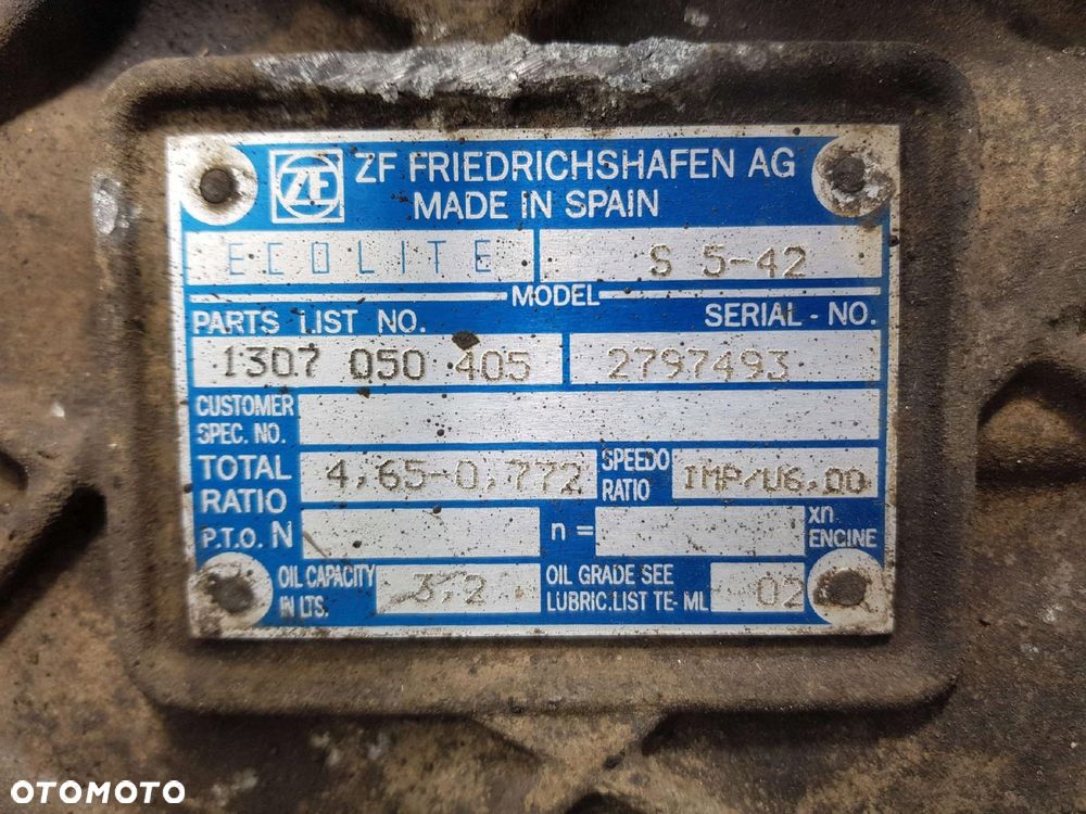 SKRZYNIA BIEGÓW IVECO EUROCARGO 3 3.9 08-15r S5-42 - 7