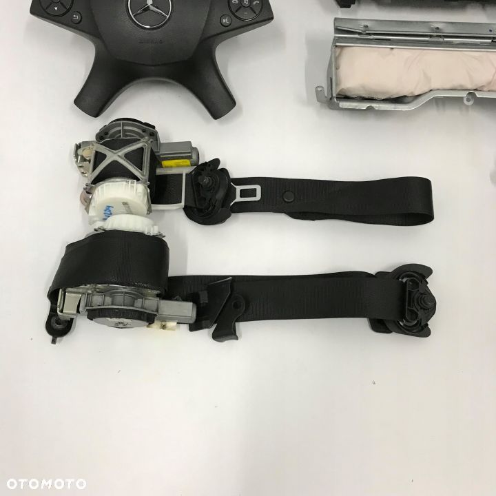 W204 KONSOLA DESKA AIRBAG PODUSZKI PASY ORG - 8