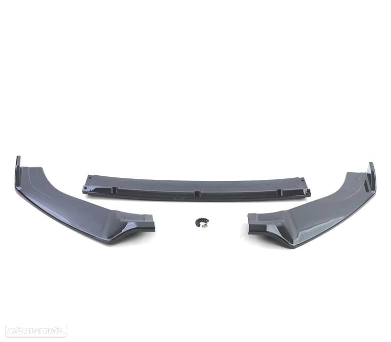 SPOILER LIP FRONTAL VOLKSWAGEN VW GOLF 7 7.5 GTI PRETO BRILHANTE - 4