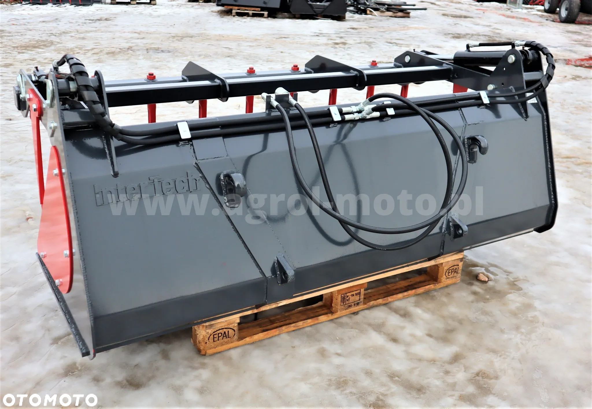 Łyżko-Krokodyl 1,5m 1,8m 2,2m 2,4m Inter Tech; Chwytak Paleciak Łyżka - 4