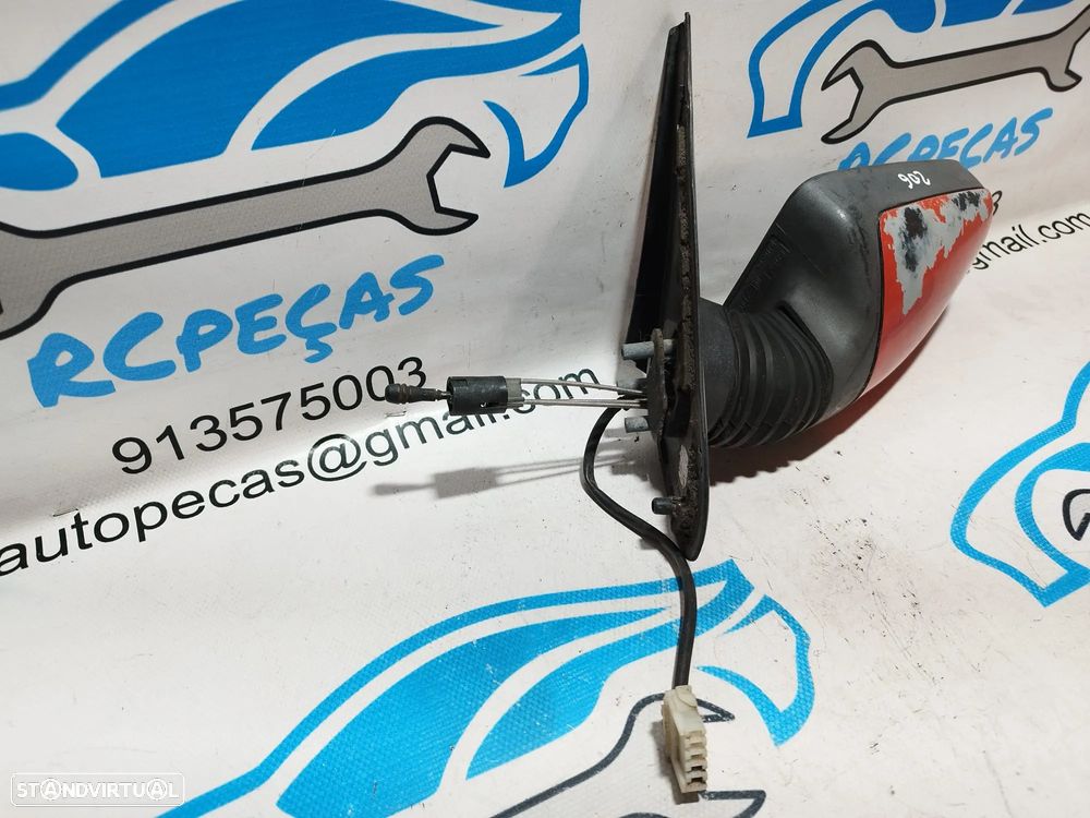 ESPELHO RETROVISOR ESQUERDO PEUGEOT 405 8148J1 MANUAL AQUECIDO ESPELHOS RETROVISORES - 8