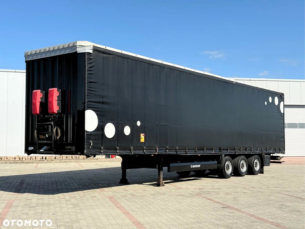 Krone NACZEPA MEGA / SUWANY PODNOSZONY DACH / SKRĘTNE OSIE / SALON PL - 1