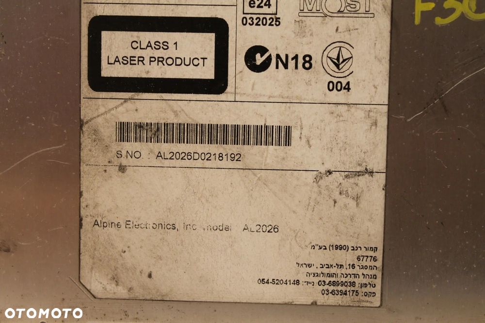 NAWIGACJA RADIO CD BMW 3 F30 F31 9311296 - 5