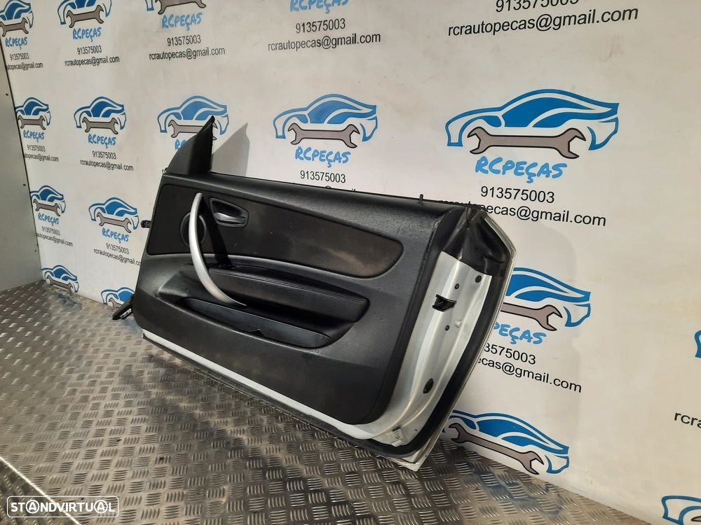 PORTA PORTAS FRENTE FRONTAL DIREITA BMW SERIE 1 E81 COUPE E82 CABRIO E88 41007207446 7207446 FECHO ELEVADOR MOTOR PUXADOR VIDRO RETROVISOR RETROVISORES - 4