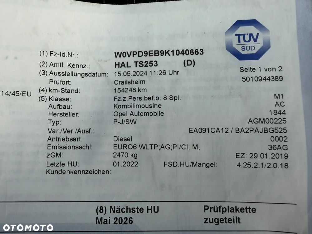 Opel Zafira 2.0 D (CDTI) Automatik Innovation - 36