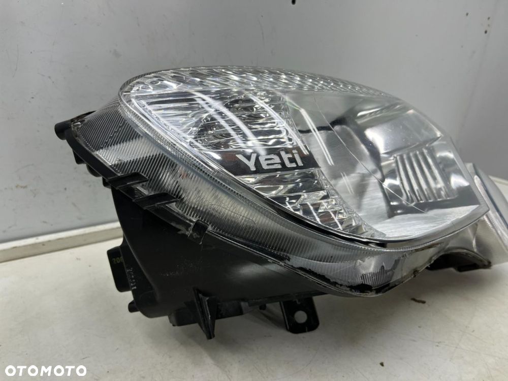 Lampa reflektor Skoda Yeti 09-12r. PRAWA przednia Europa PRAWY przód oryginalna 5l1941018a - 3