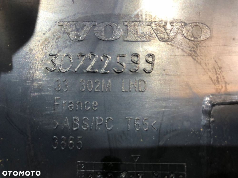 volvo v50 deska konsola poduszka airbag komplet - 6
