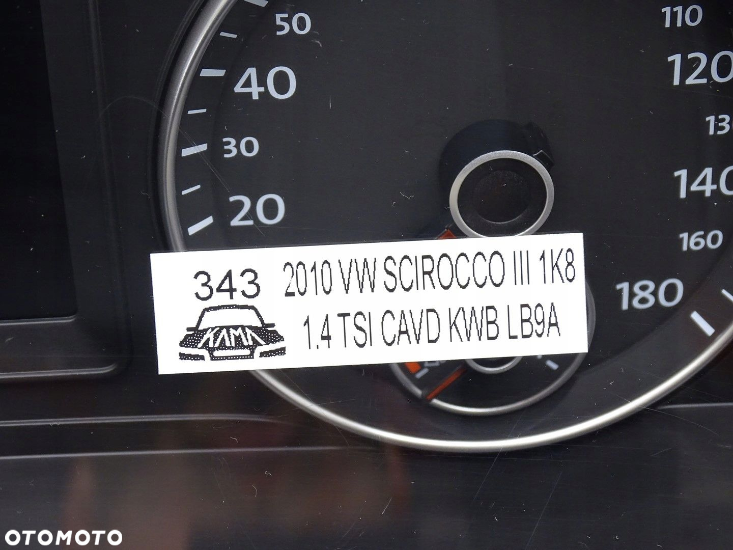 LICZNIK ZEGAR ZEGARY VW SCIROCCO III 3 1K8 1.4 TSI CAV CAVD 1K8920961B 10R - 8