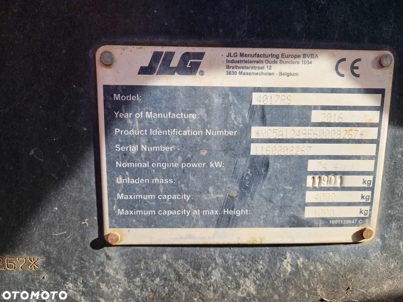 JLG 4017 RS   P397  jak  JCB 540-170 - 9