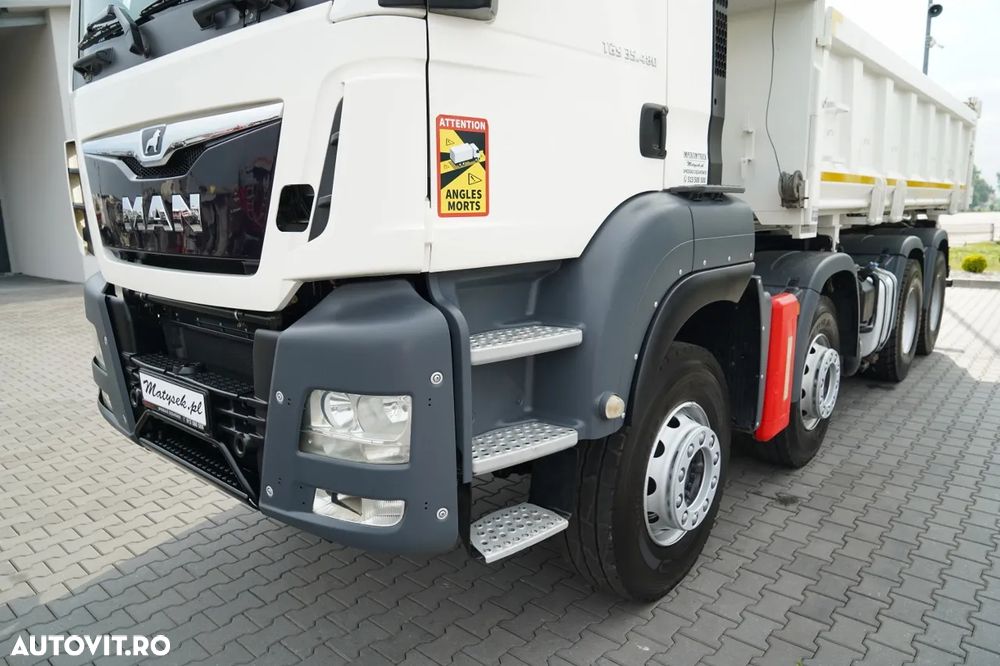 MAN TGS 35.480 / 8x4 / BASCULANTE / BORDMATIC / HYDROBOARD / ANVELOPE 100% / EURO 6 - 17